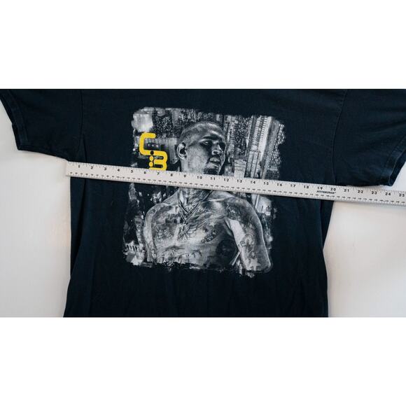 Chris Brown The Party Tour 2017 T-Shirt Black Hip Hop Short Sleeve Mens Size L - Picture 3 of 7